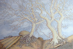 Three Trees. Hawnby by Carolyn Smith